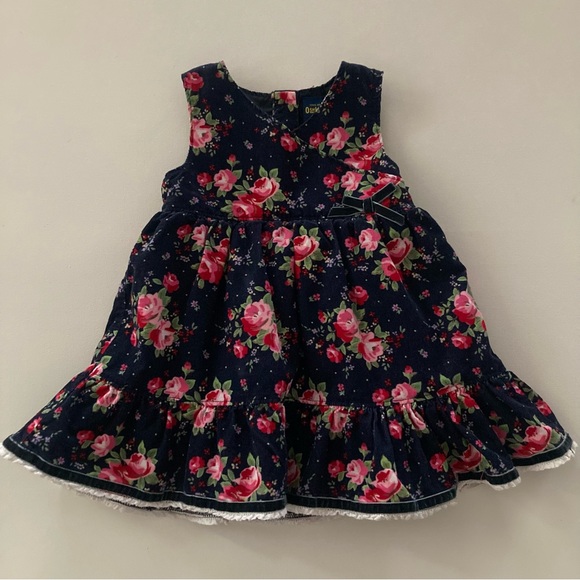 OshKosh B'gosh Dresses Vintage Oshkosh Baby Girl 8 Months Blue Pink